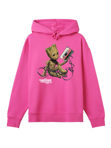 F4NT4STIC Hoodie Marvel Guardians Of The Galaxy Vol2 Groot Tape in hyper pink