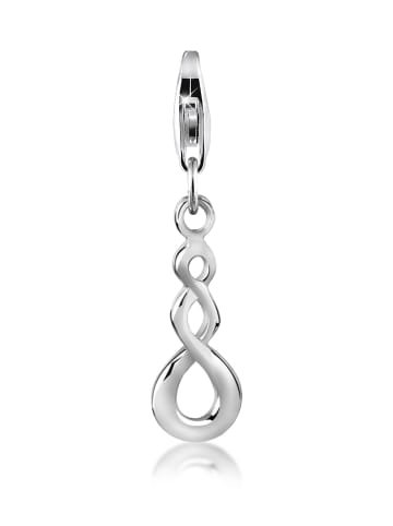 Nenalina Charm 925 Sterling Silber Infinity in Silber