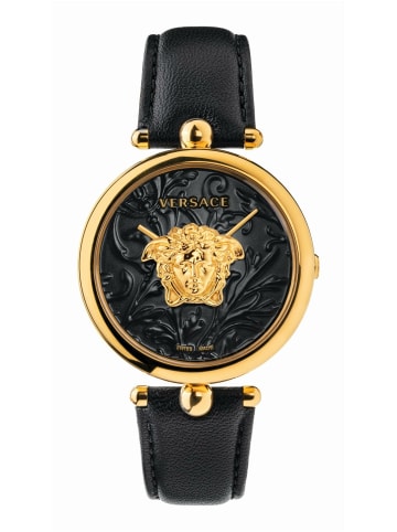 Versace Analoguhr für Damen in Schwarz