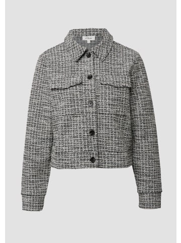 s.Oliver Sweatshirt Jacke in 9999_schwarz