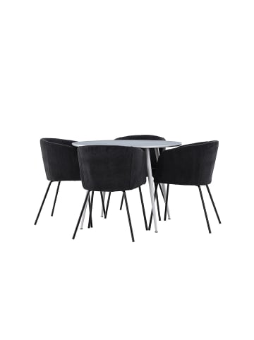 ebuy24 Essgruppe Plaza Grau 100 x 100 cm