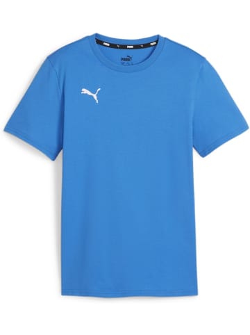 Puma T-Shirt "TeamGoal CasuaLongsleeve Tee Jr" in Blau