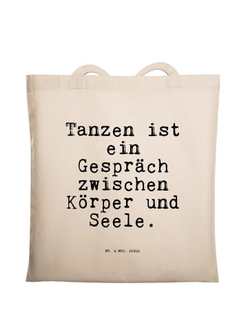 Mr. & Mrs. Panda dokumententasche Tanzen ist ein Gespräch... mit... in Creme