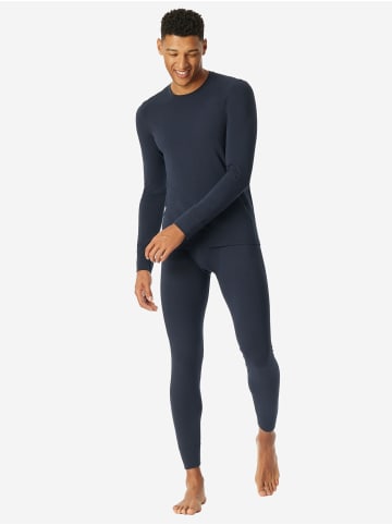 Schiesser Lange Unterhose Casual Warming in nachtblau