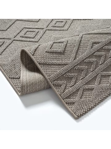 KADIMA DESIGN Teppich Kurzflor Geometrisch pflegeleicht Wohnzimmer Schlafzimmer Flur in Beige