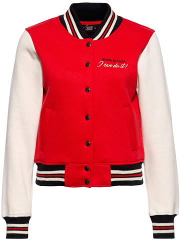 Queen Kerosin Sweatjacke in Rot