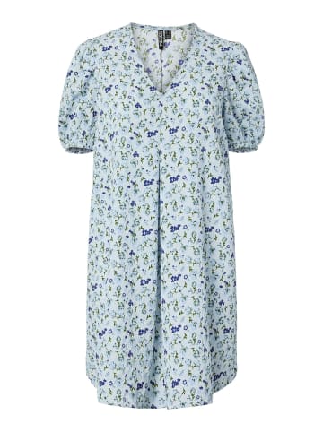 Pieces Midikleid in Blue Bell