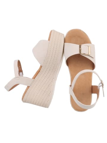 Ital-Design Sandale & Sandalette in Beige
