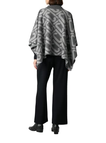 comma Poncho in grau hellgrau - 0001