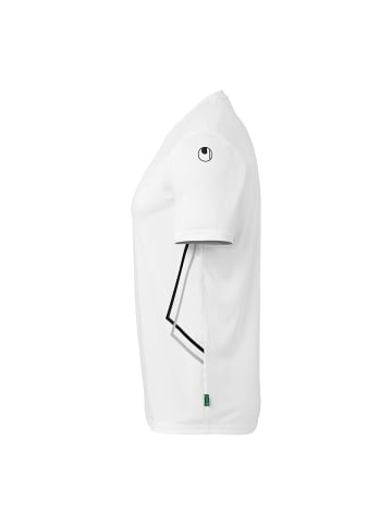 uhlsport  Trainings-T-Shirt Equipe 29 in weiß/steingrau/schwarz