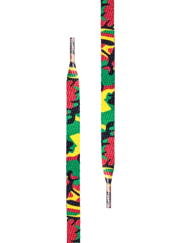 TubeLaces TubeLaces Schnürsenkel in rasta camo