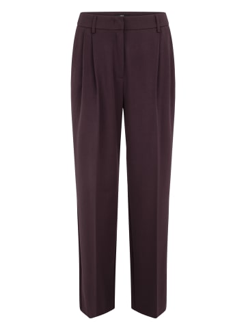 Zero  Stoffhose mit Bügelfalte 30 Inch in Chocolate Plum
