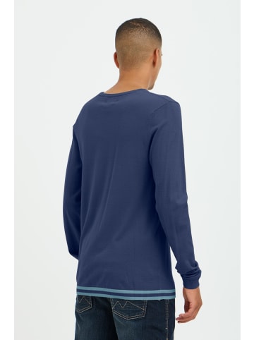 BLEND Strickpullover BHPullover 20717260 modischer Strickpullover in Blau