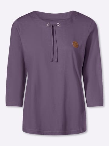 Sieh an! 3/4-Arm-Shirt in feige