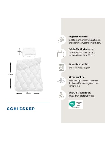 Schiesser Kinderbettenset Lagom in Weiß