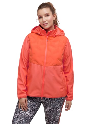 Ulla Popken Softshelljacke in crazy coral