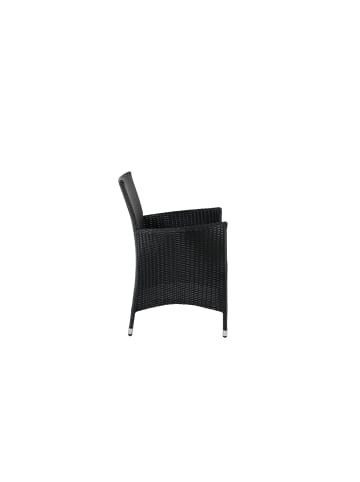 ebuy24 Gartenstuhl Knick Schwarz 2er Set