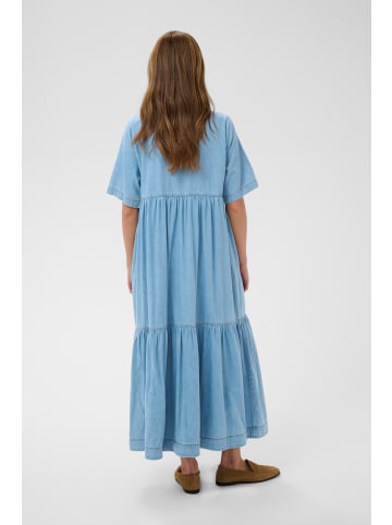 CULTURE Kleid CUmona Classic fit in Light Blue Wash
