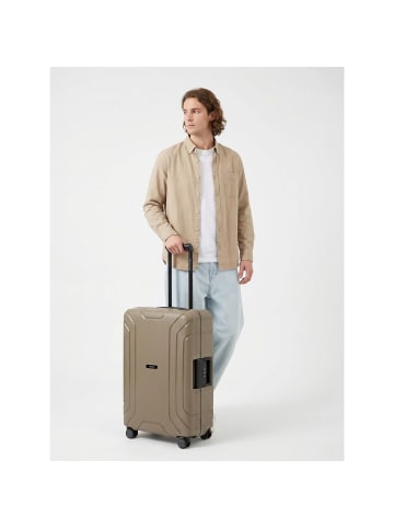 Redolz Essentials 15 4-Rollen Trolley 65 cm mit Dreipunkt-Verschluss cool beige