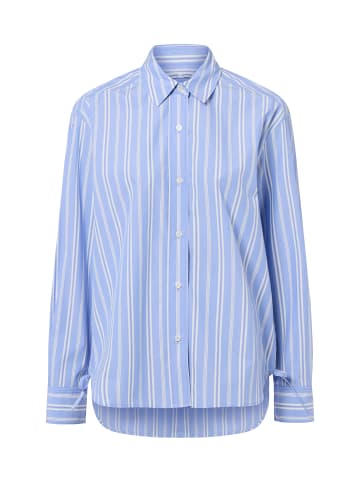 SAMSOE & SAMSOE Bluse Sacatan in hellblau weiß