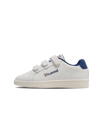 Hummel Klettverschluss Sneaker Match Point Kinder in WHITE/NAVY/RED