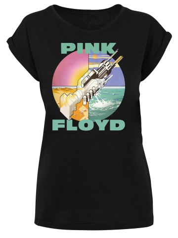 F4NT4STIC T-Shirt Pink Floyd Wish You Were Here Rockband in schwarz