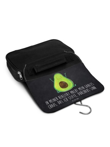 Mr. & Mrs. Panda beautycase Avocado Glücklich mit Spruch in Kreidetafel