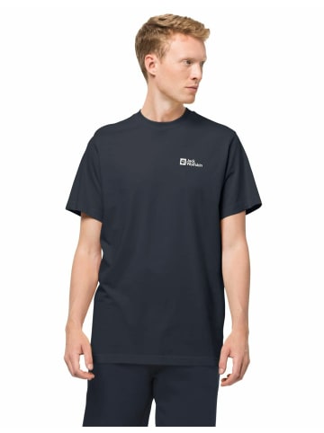 Jack Wolfskin Rundhals T-Shirt für Herren in blau