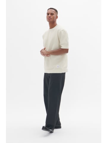 Matinique Kurzarm-Bluse MAtrivolt Gerade Passform in Off White