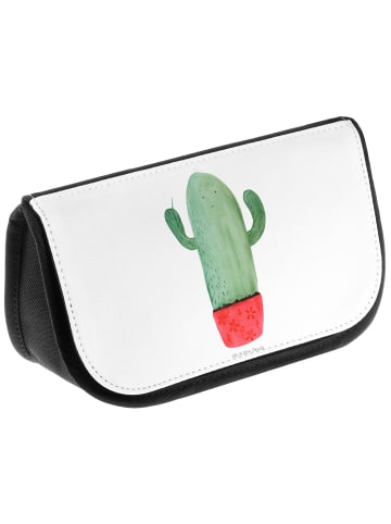 Mr. & Mrs. Panda Make-Up Tasche Kaktus Wut ohne Spruch in Weiß