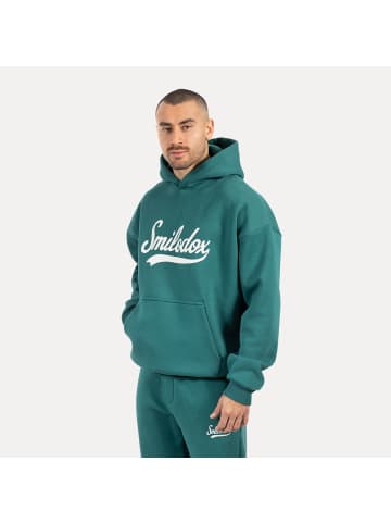 SMILODOX Hoodie Lorik in Dunkel Grün