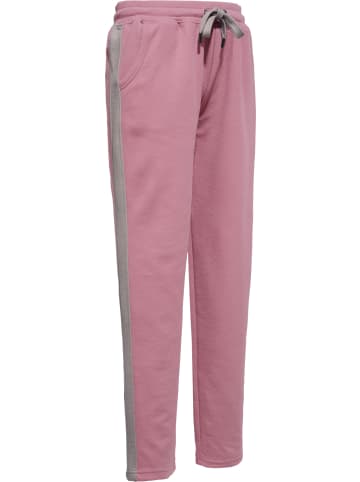 Erwin Müller Interlock-Jersey Freizeithose, lang in rosenholz-grau