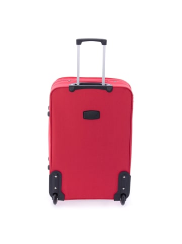 Gladiator 2100 2 Rollen Trolley 61 cm mit Dehnfalte in red