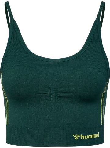 Hummel Hummel Bra Hmlmt Yoga Damen Feuchtigkeitsabsorbierenden Nahtlosen in DEEP TEAL/SULPHUR SPRING