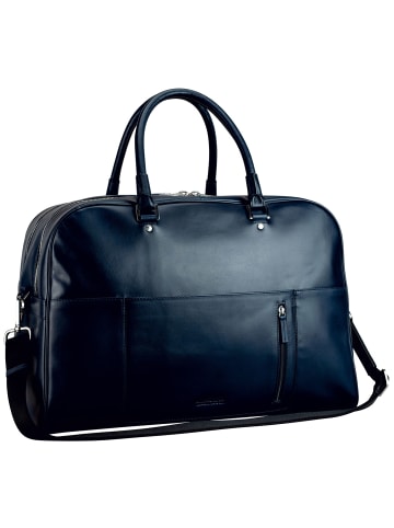 Leonhard Heyden Montreal Weekender Reisetasche Leder 52 cm navy