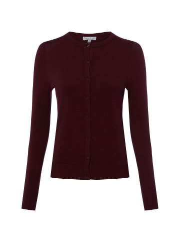 Marie Lund Strickjacke in aubergine - 0004