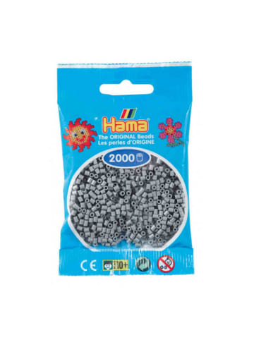 Hama Beutel mit 2000 Mini-Bügelperlen grau - ab 10 Jahren