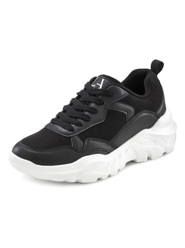 LASCANA Sneaker in schwarz