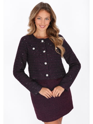 faina Women Blazer in dark purple