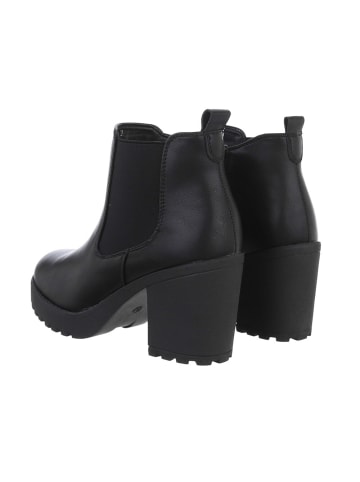 Ital-Design Stiefelette in Schwarz