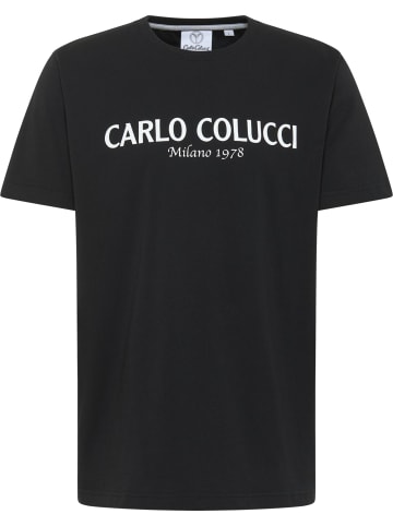 Carlo Colucci T-Shirt di Comun in Schwarz