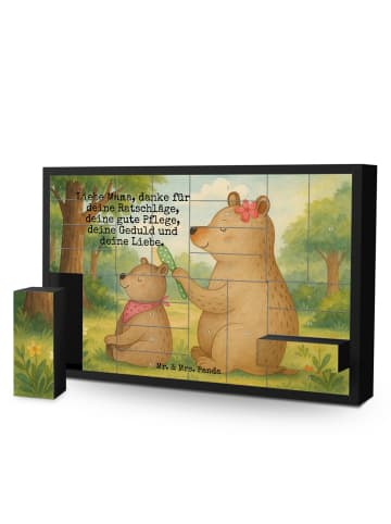 Mr. & Mrs. Panda Befüllbarer Adventskalender Bär Kind Design mit... in Weiß