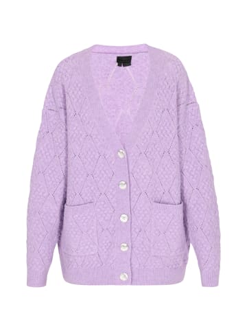 DreiMaster Klassik Damen Cardigan in Lavendel