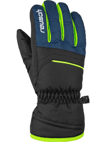 Reusch Fingerhandschuh Alan Junior in blck/dres blue/neon green