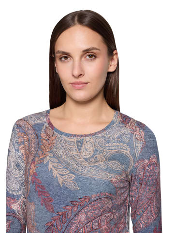 Betty Barclay Basic Shirt mit Print in Blau/Rot