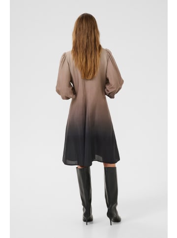 Karen By Simonsen Kleid KBUrsula Feminine in Ursula Print - Simply Taupe