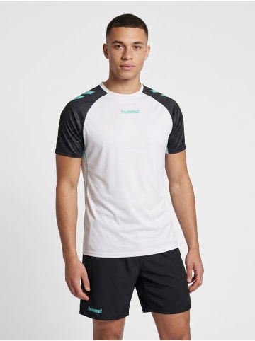 Hummel T-Shirt Hmlblaze Herren in VAPOROUS GRAY/POOL BLUE