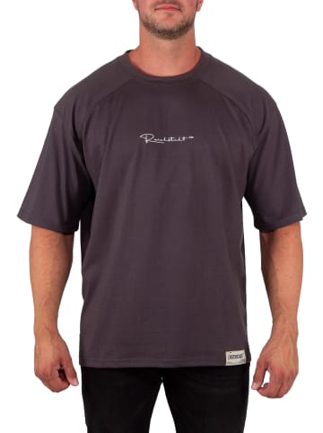 Reichstadt Reichstadt Oversized T-Shirt Herren  22RS033A Dark Grey XS