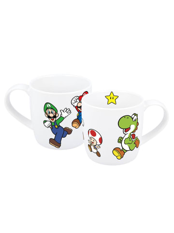 Geda Labels Tasse Super Mario Classic Dimension in Weiß - 275ml