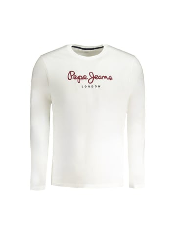 Pepe Jeans Weißes Baumwoll-T-Shirt
